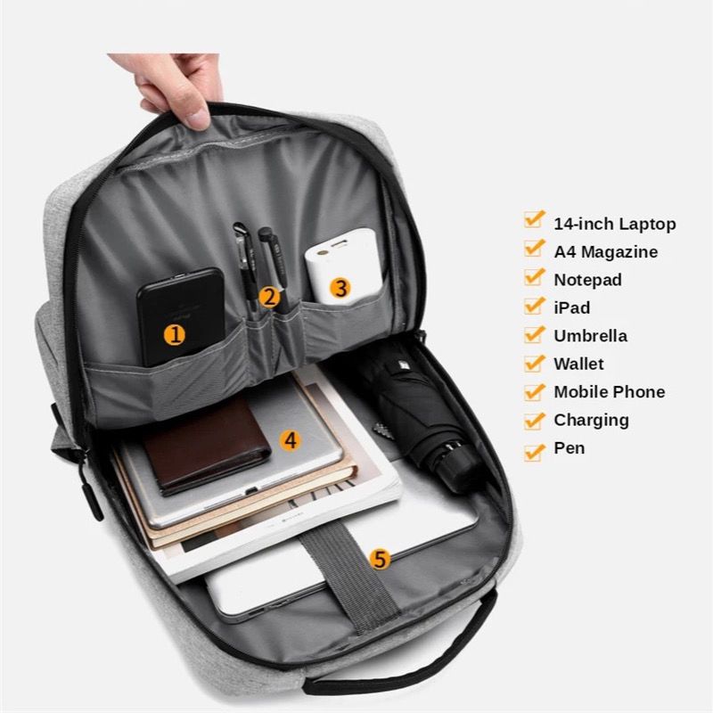 Mochila Para Notebook USB