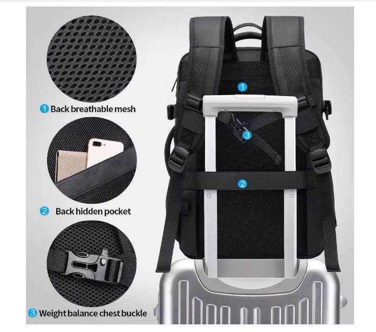 Mochila Maleta Viaje Para Notebook